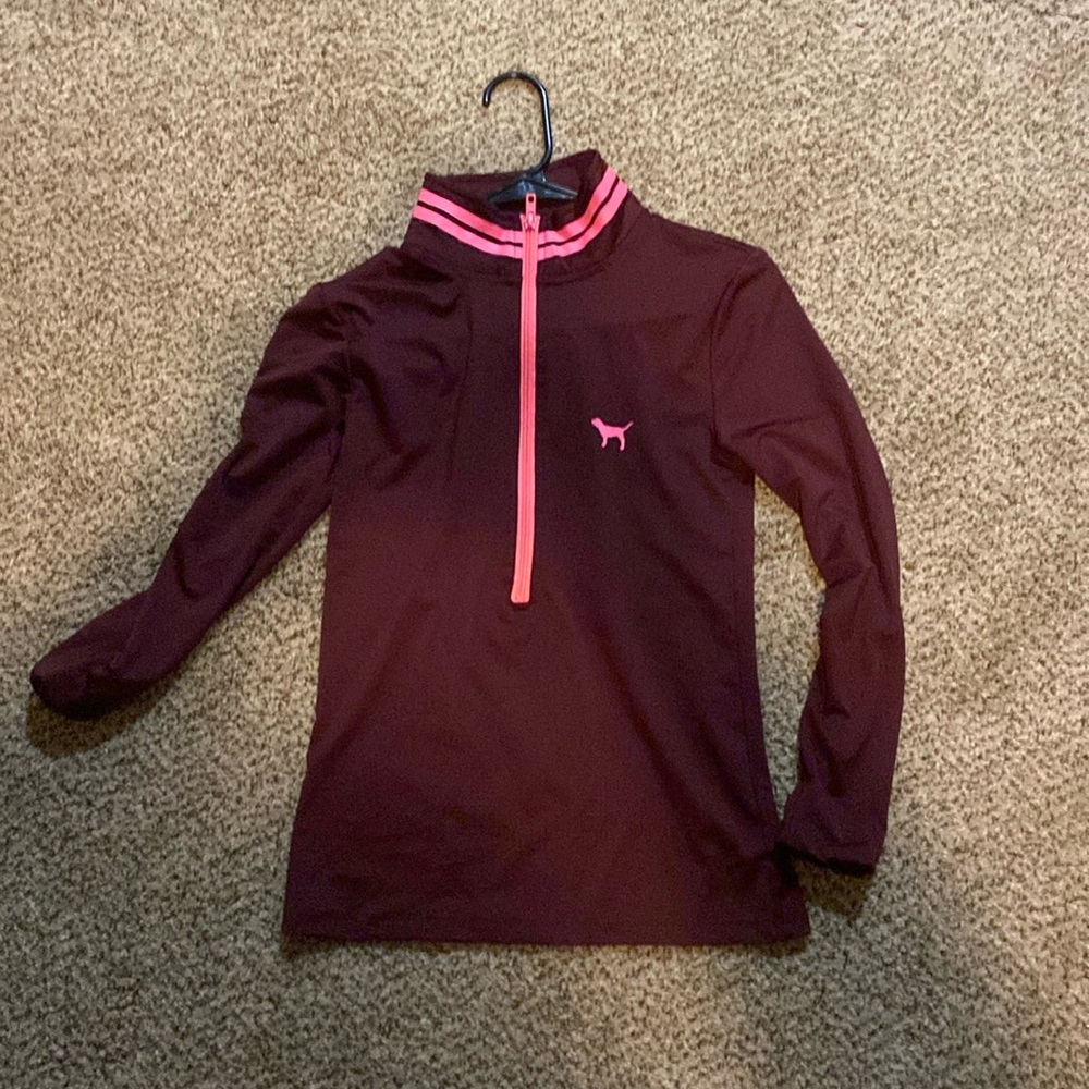 Pink zip top